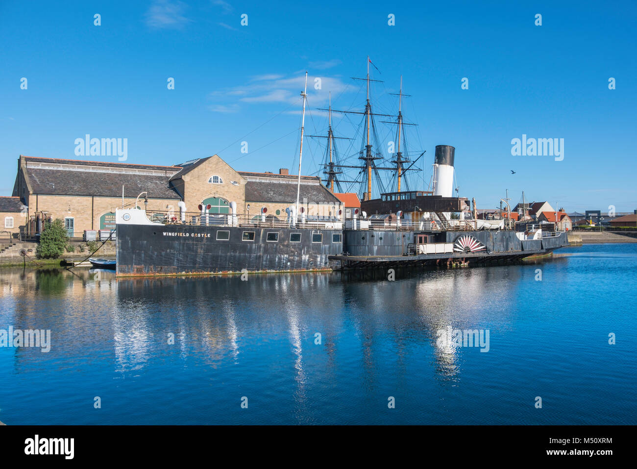 Il PS Wingfield Castello è un ex Humber Estuary traghetto, ora conservata come un museo della nave. Foto Stock