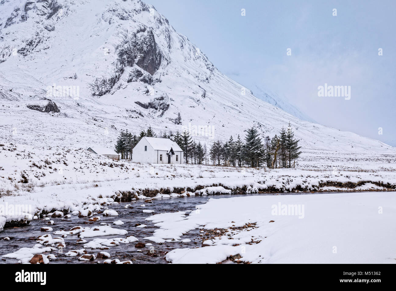 Buachaille Etive Mor, Glencoe, Il Buachaille, Glen Etive, Highlands, Scotland, Regno Unito Foto Stock