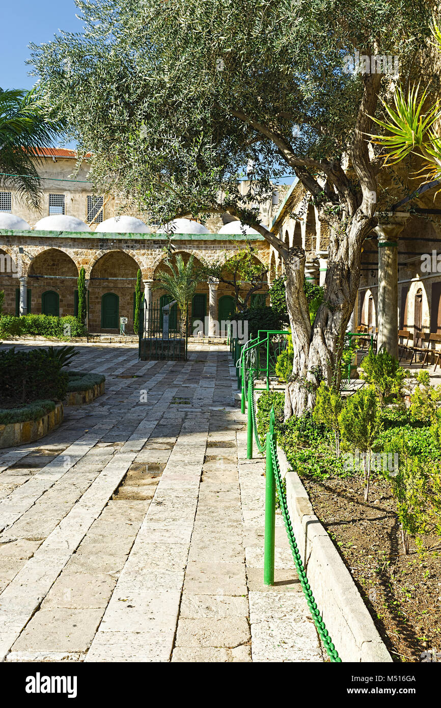 La Moschea Al-Jazzar nel vecchio acro Foto Stock