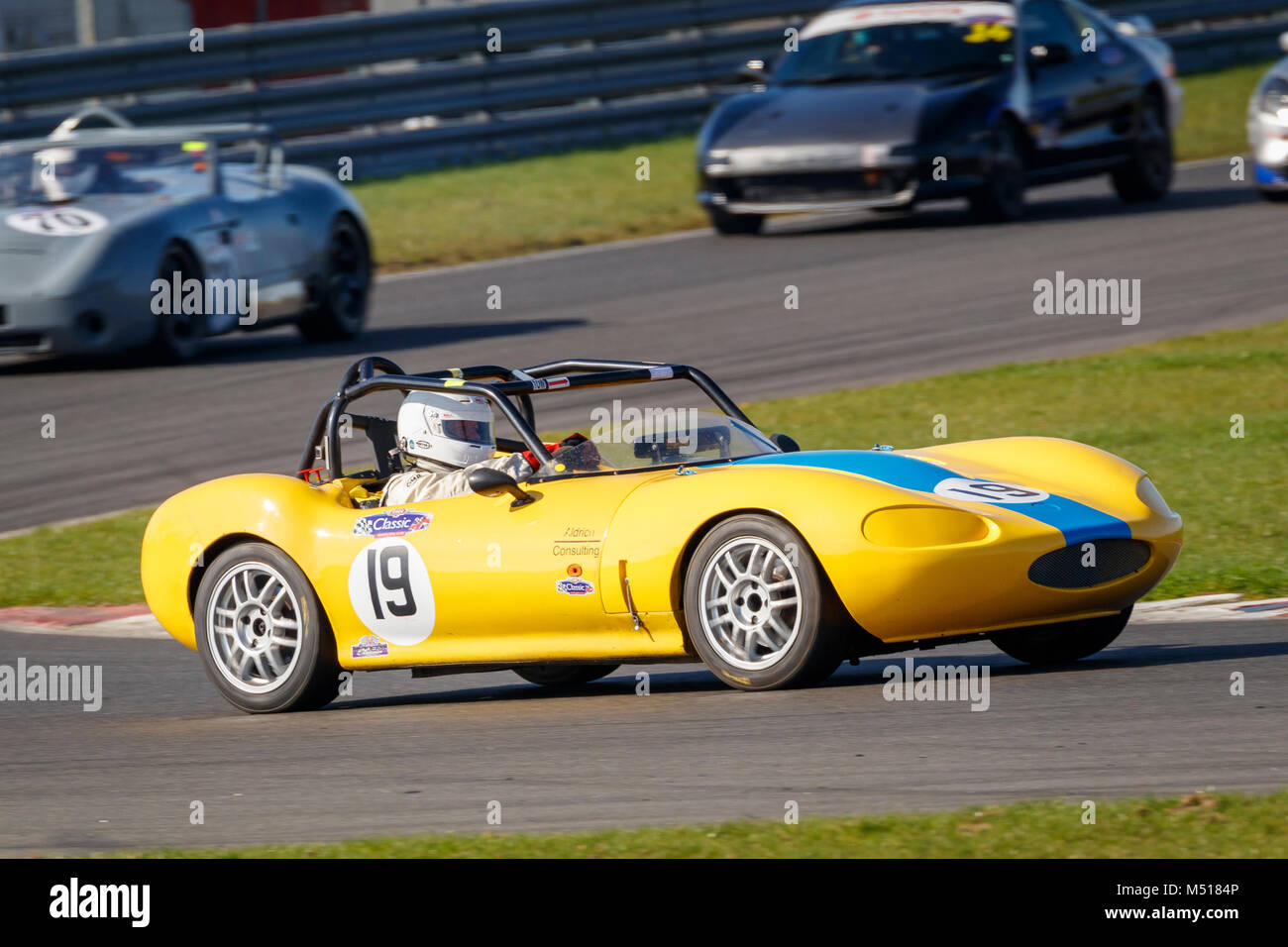 2003 Ginetta G20 con driver Steve Griffiths durante la CSCC classici moderni gara a Snetterton Circuito motorino, Norfolk, Regno Unito. Foto Stock