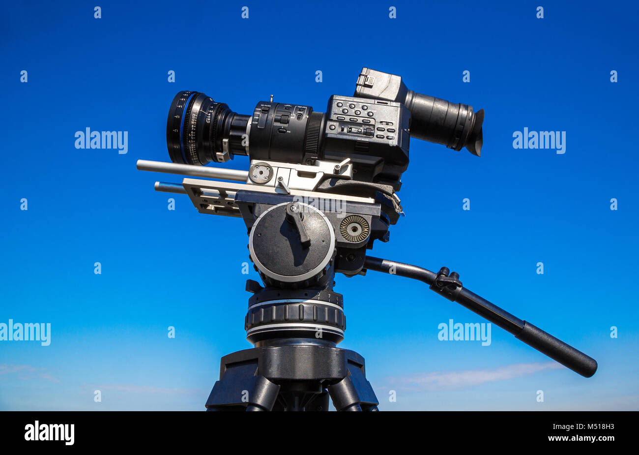 Professional digital video camera Foto Stock