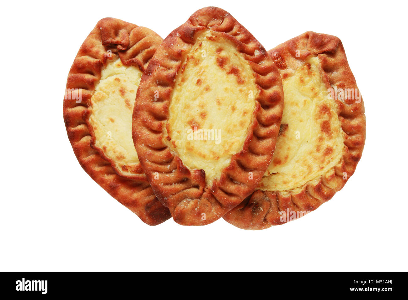 Karelian tradizionale pasties dalla Finlandia Foto Stock