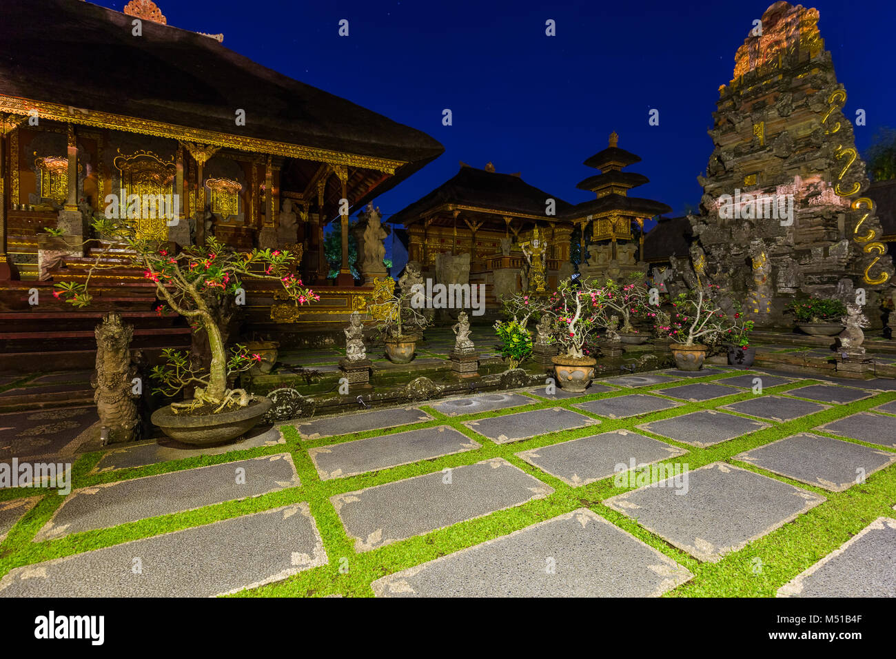 Tempio di Ubud - isola di Bali Indonesia Foto Stock