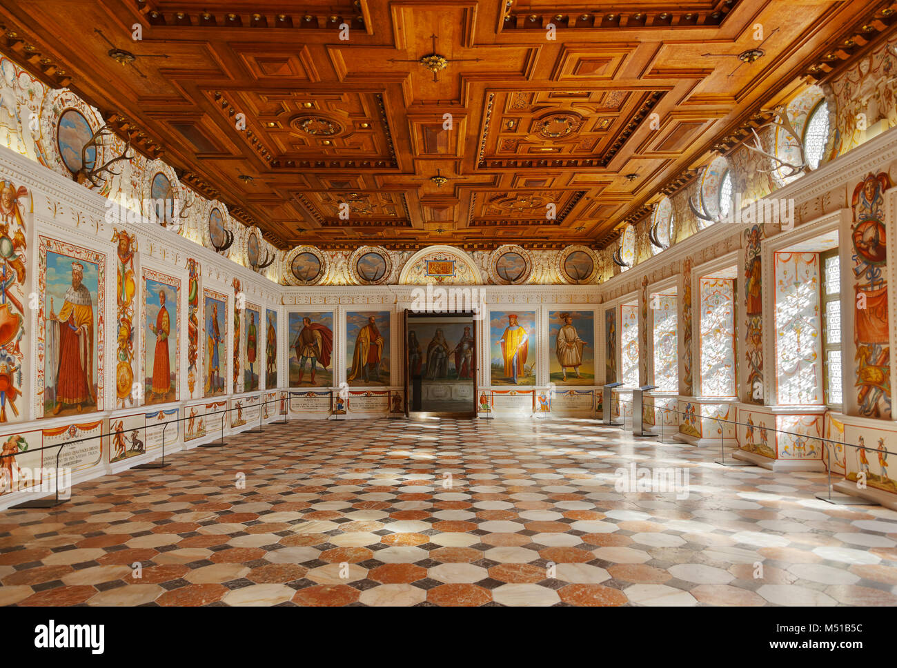 Palazzo di Ambras - Innsbruck in Austria Foto Stock