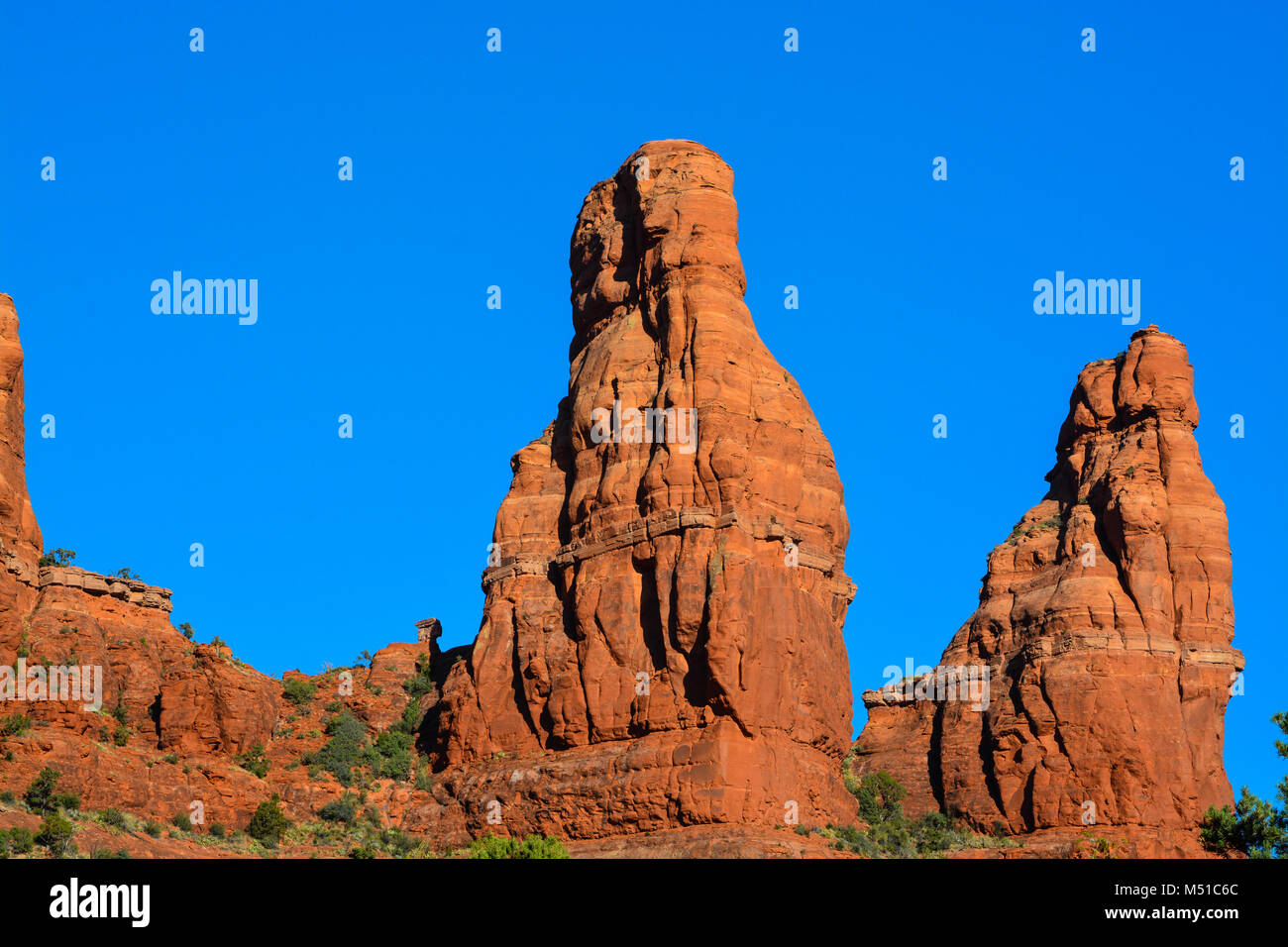 Torreggianti paesaggio in Sedona in Arizona Foto Stock