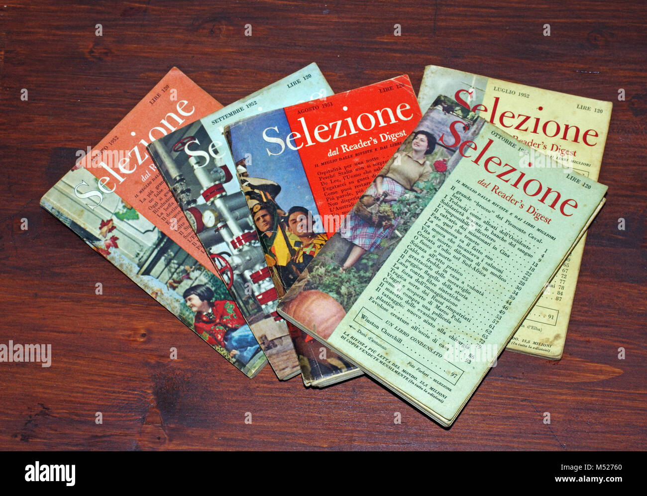 Selezione (Reader's Digest edizione italiana), 1950s Foto Stock
