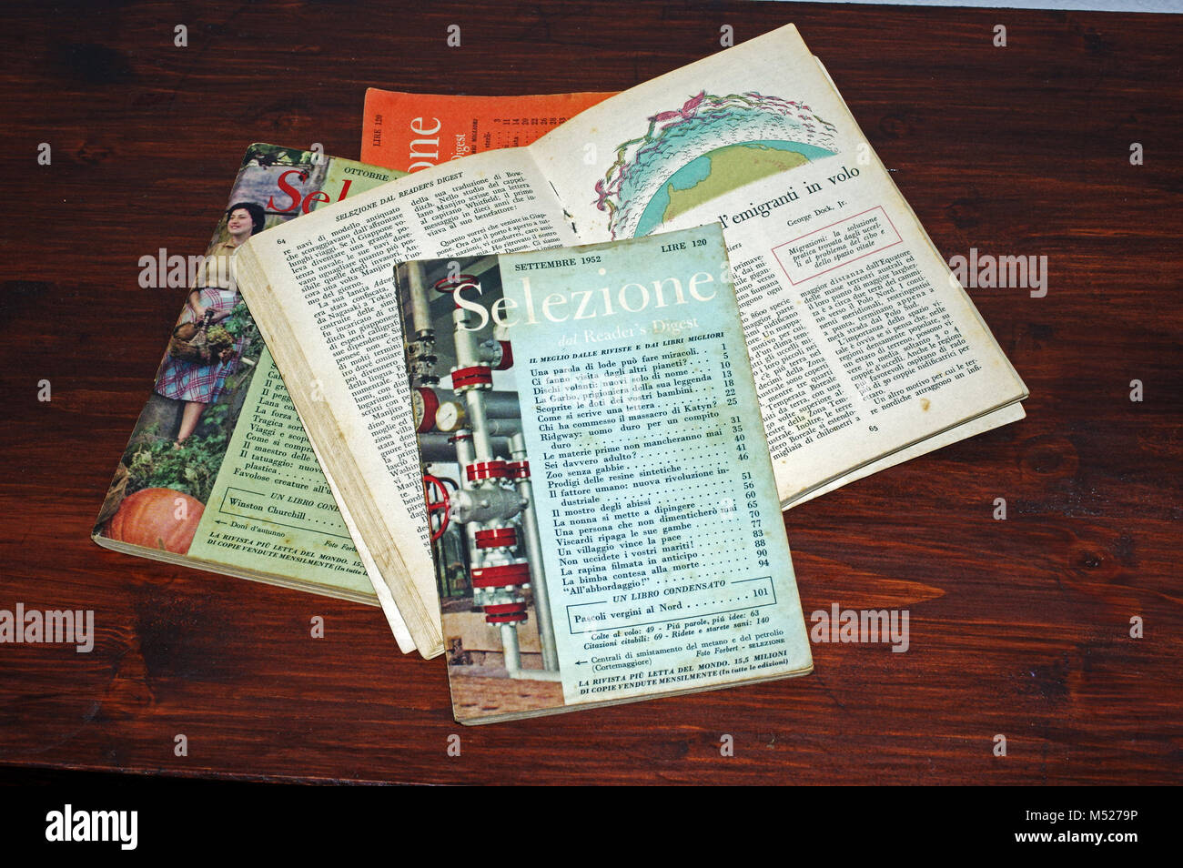 Selezione (Reader's Digest edizione italiana), 1950s Foto Stock