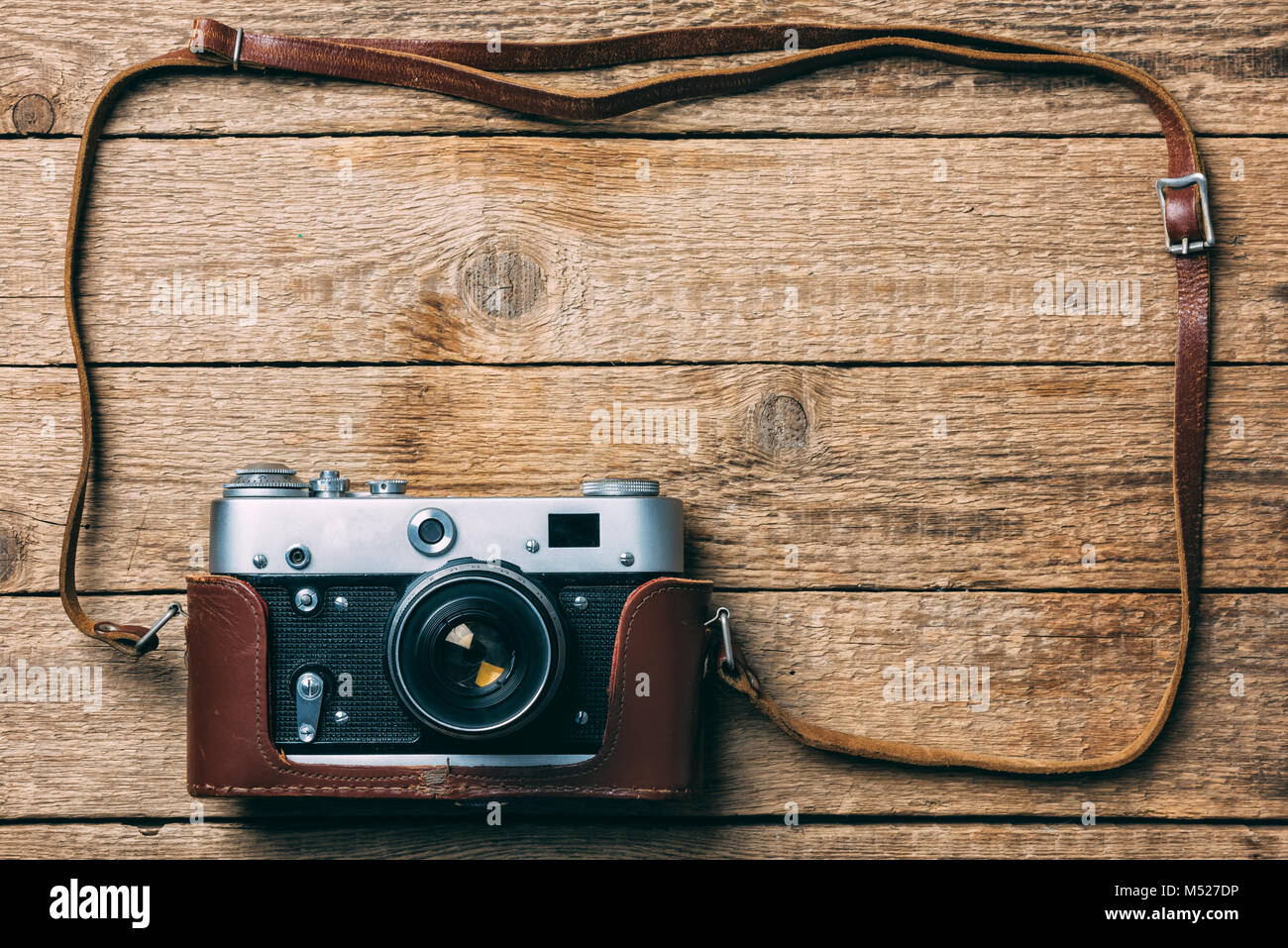 Vecchia pellicola vintage fotocamera foto Foto Stock
