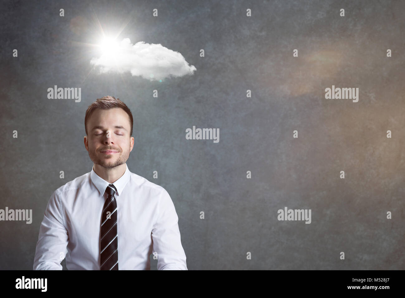 Pace della mente Foto Stock