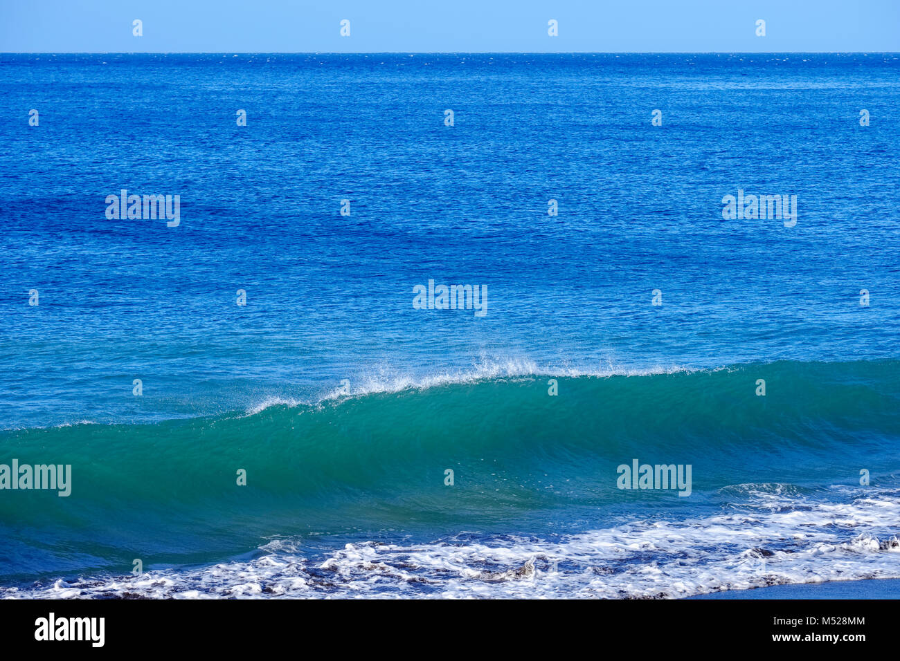 Onda, Oceano Atlantico,La Gomera,Isole Canarie,Isole Canarie,Spagna Foto Stock