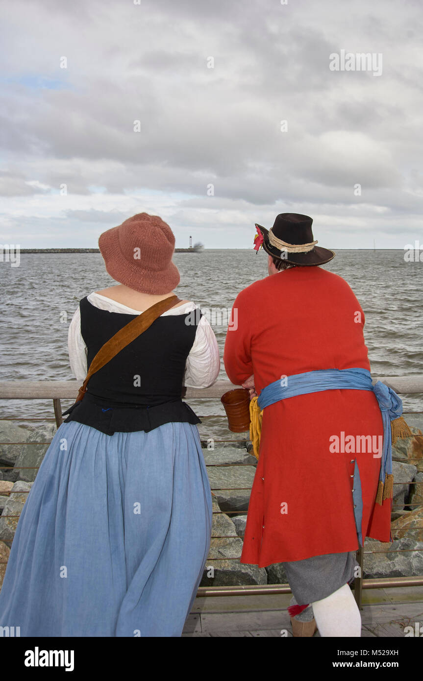 Stato del Delaware Lewes storica Società Tall Ships celebrazione Foto Stock