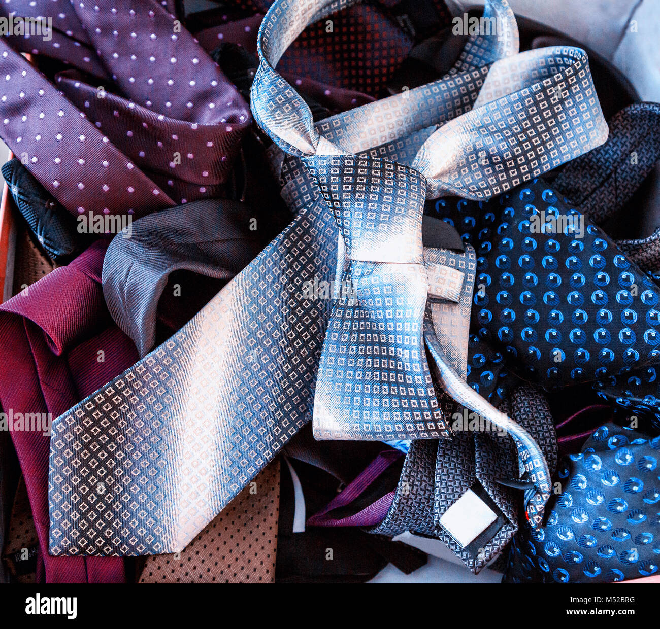 Moda uomo cravatta Foto Stock