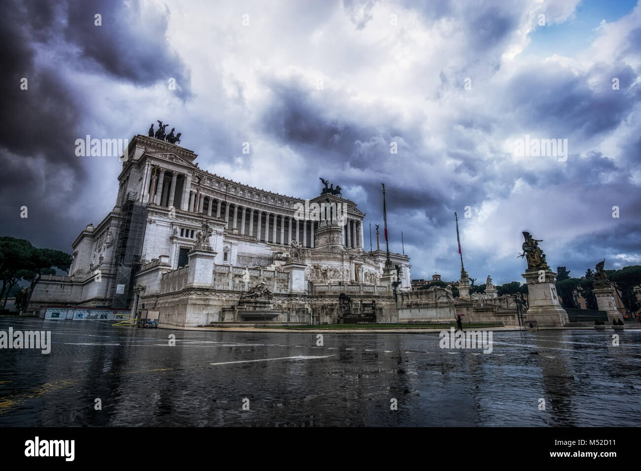 Monumento Nazionale a Vittorio Emanuele II Foto Stock