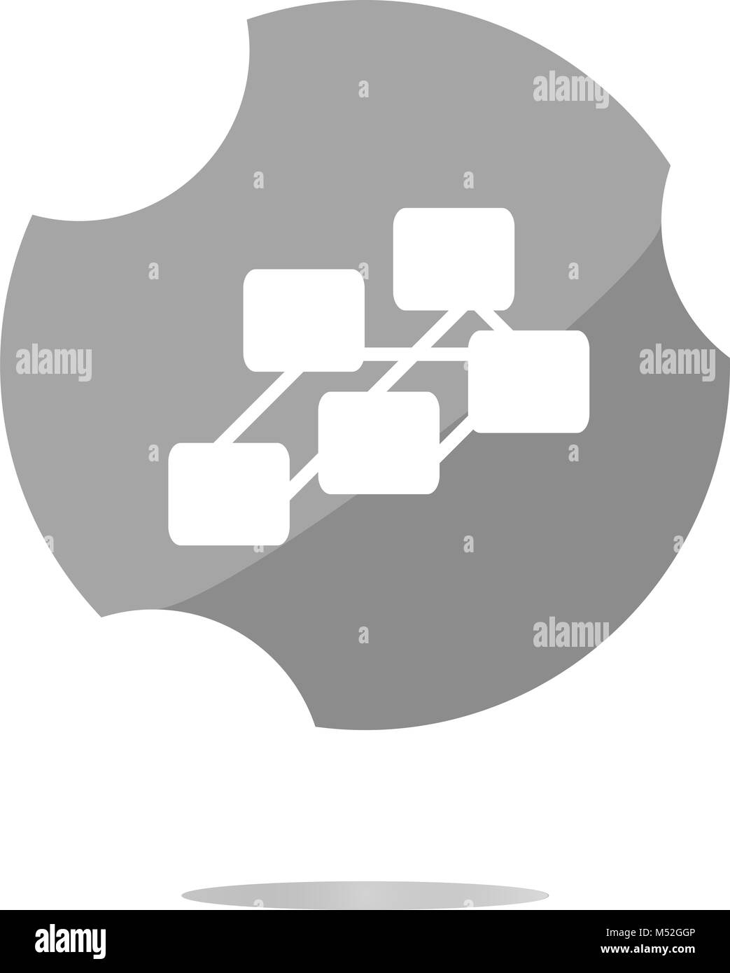 Creative cloud network sfondo per il vostro business Foto Stock