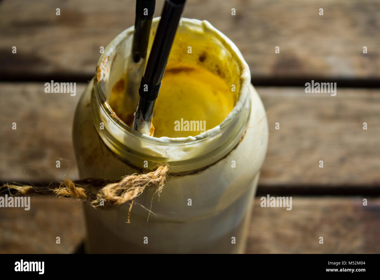 Caffè con gelato Foto Stock
