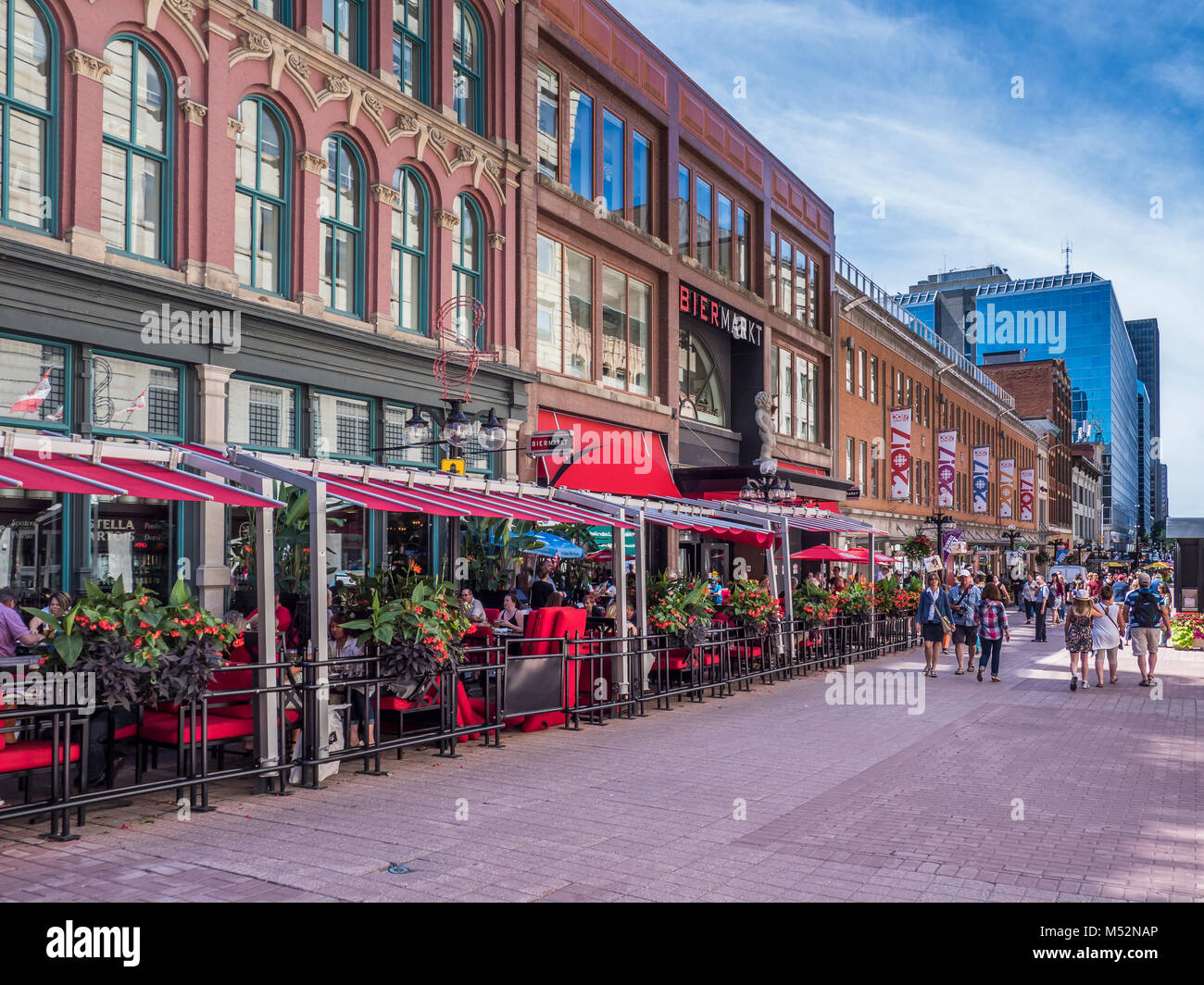 Sparks Street Mall, Ottawa, Ontario, Canada. Foto Stock