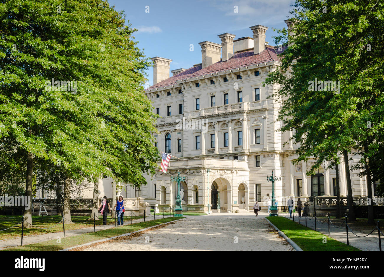 Il Breakers fu costruito come il Newport, Rhode Island estate home di Cornelius Vanderbilt II, un membro dei ricchi Stati Uniti famiglia Vanderbilt. Foto Stock
