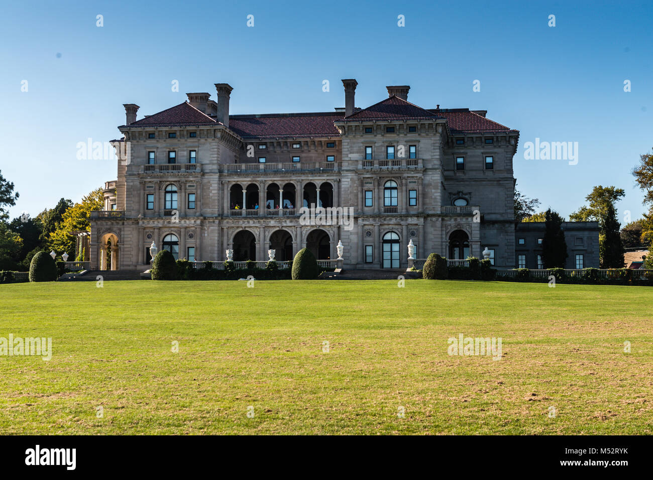 Il Breakers fu costruito come il Newport, Rhode Island estate home di Cornelius Vanderbilt II, un membro dei ricchi Stati Uniti famiglia Vanderbilt. Foto Stock