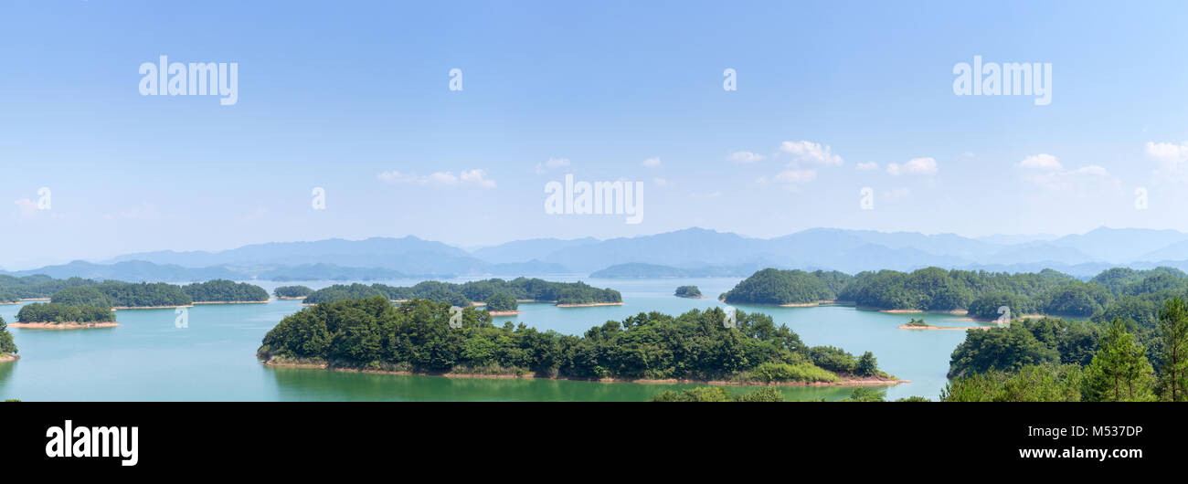 Hangzhou mille isole lago Foto Stock