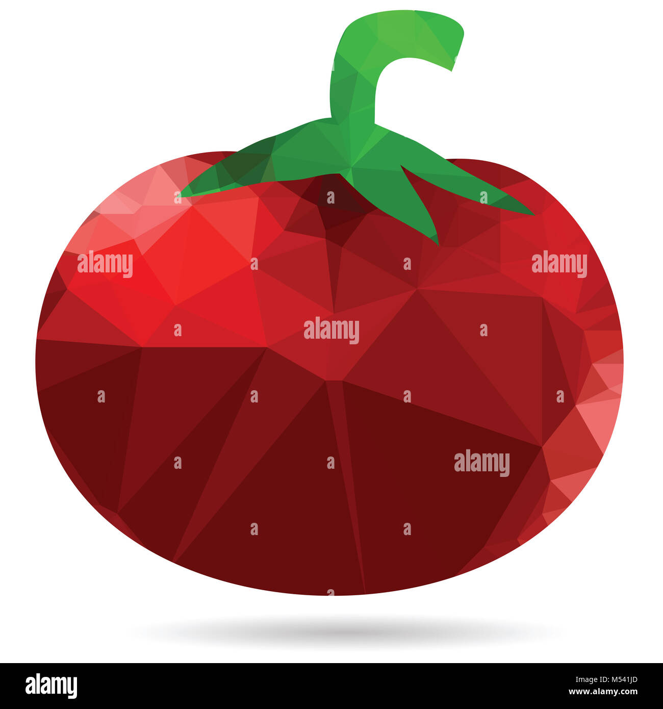 Rosso icona di pomodoro Foto Stock