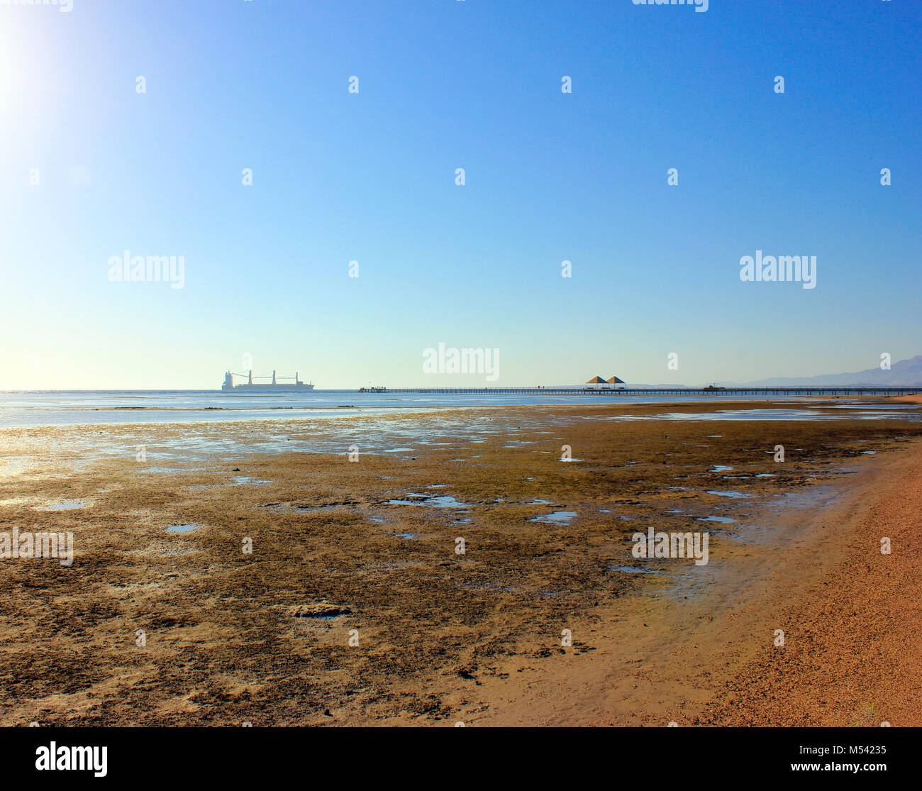 Sea ship sails Foto Stock