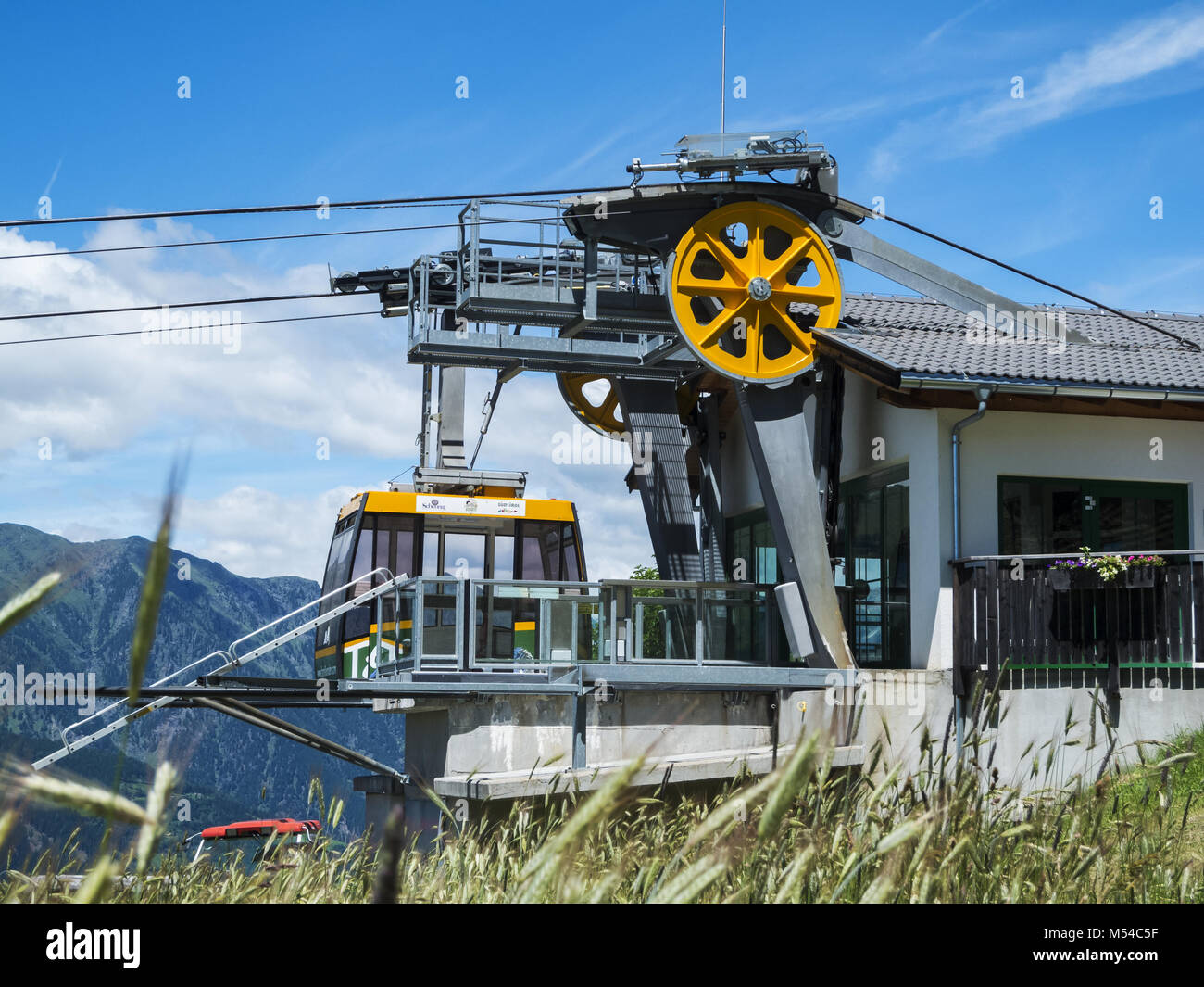 Funivia Taser station Foto Stock