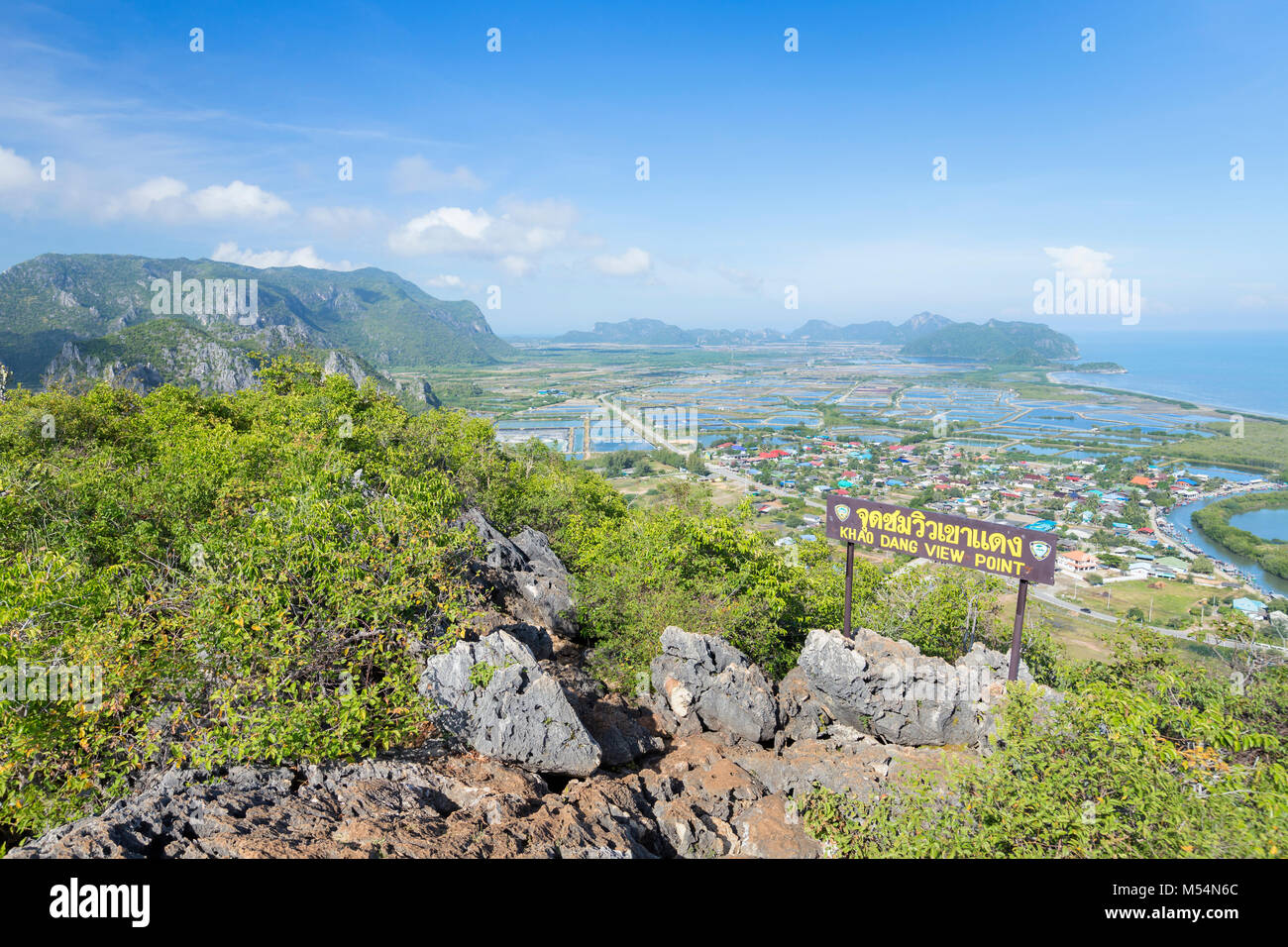 Khao Dang di punto di vista, la funzione ROI di Sam Yod national park, Thailandia Foto Stock