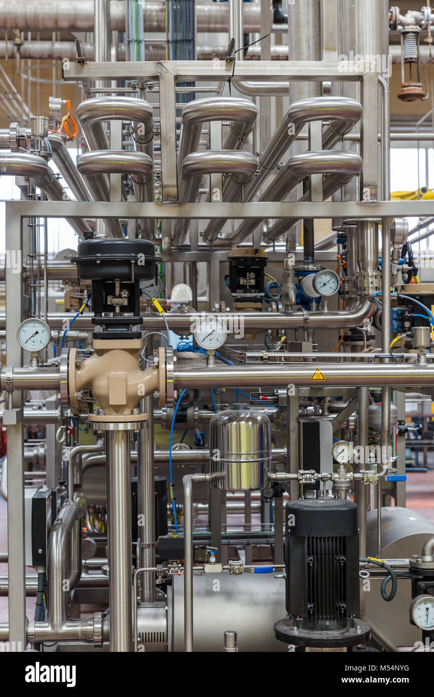 L'apparecchiatura di fabbrica - tecnologia di sfondo Foto Stock