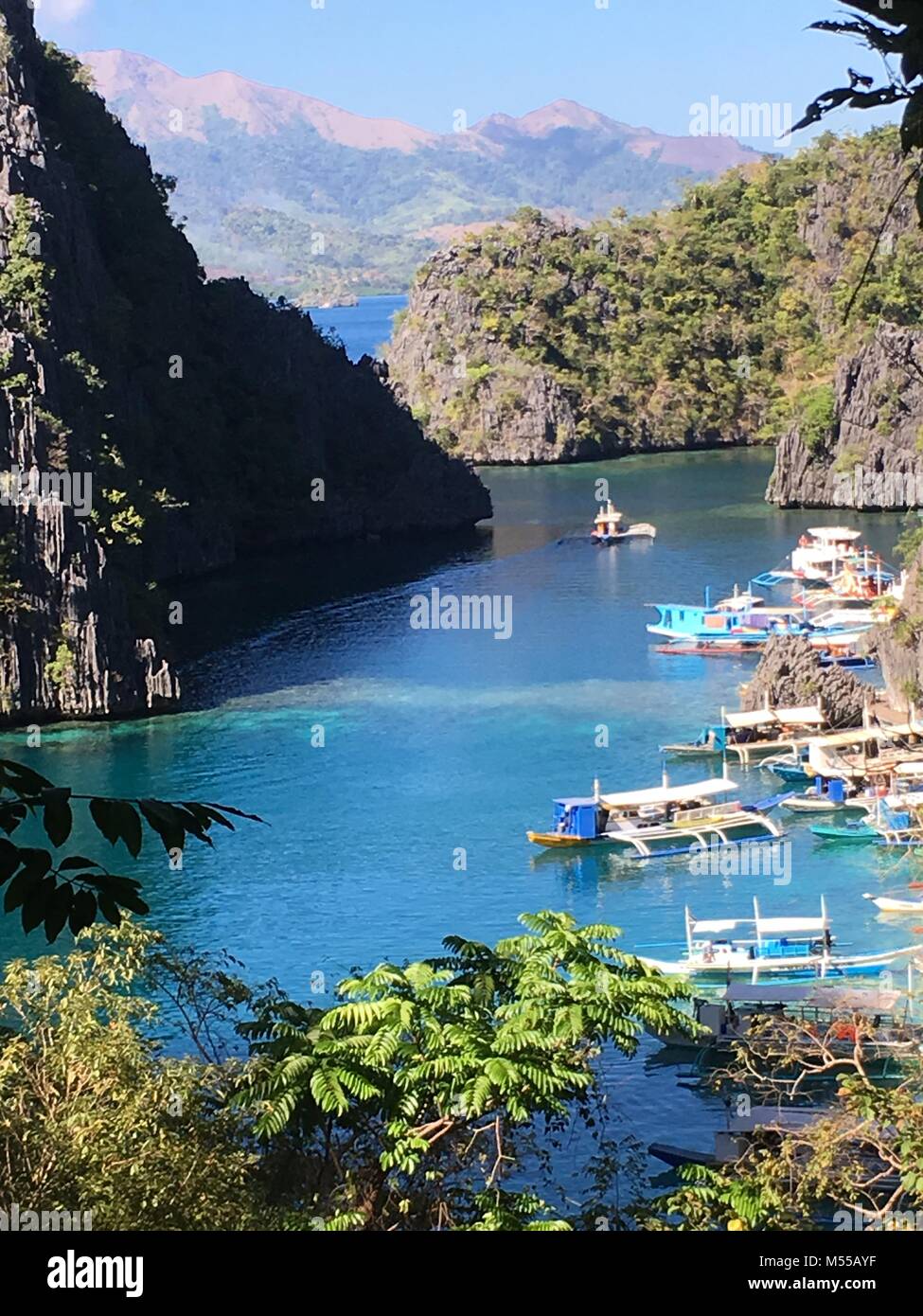 La bellezza dell'isola di Coron, Filippine Foto Stock