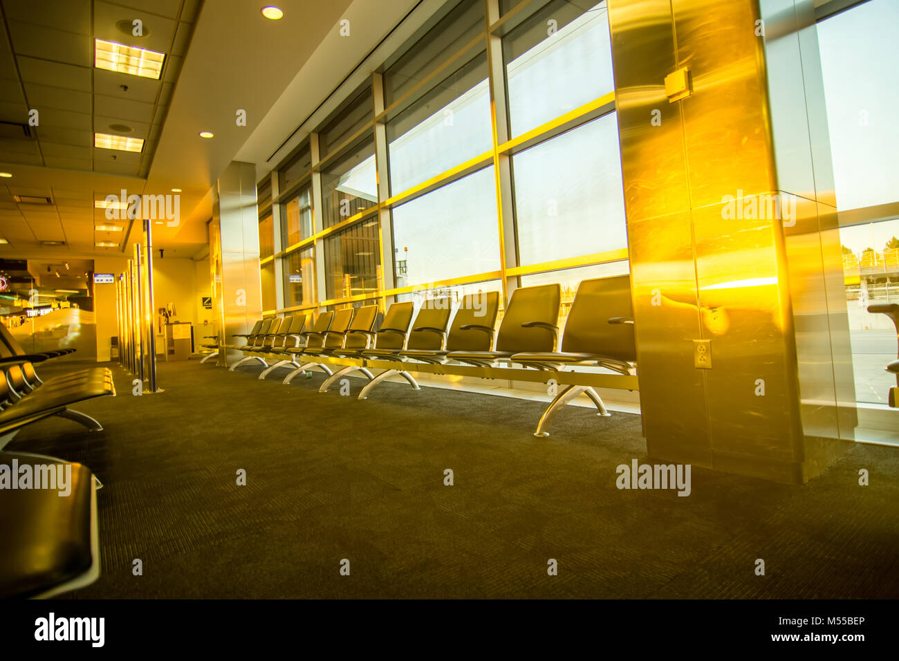 Aeroporto internazionale di viste del terminale Foto Stock