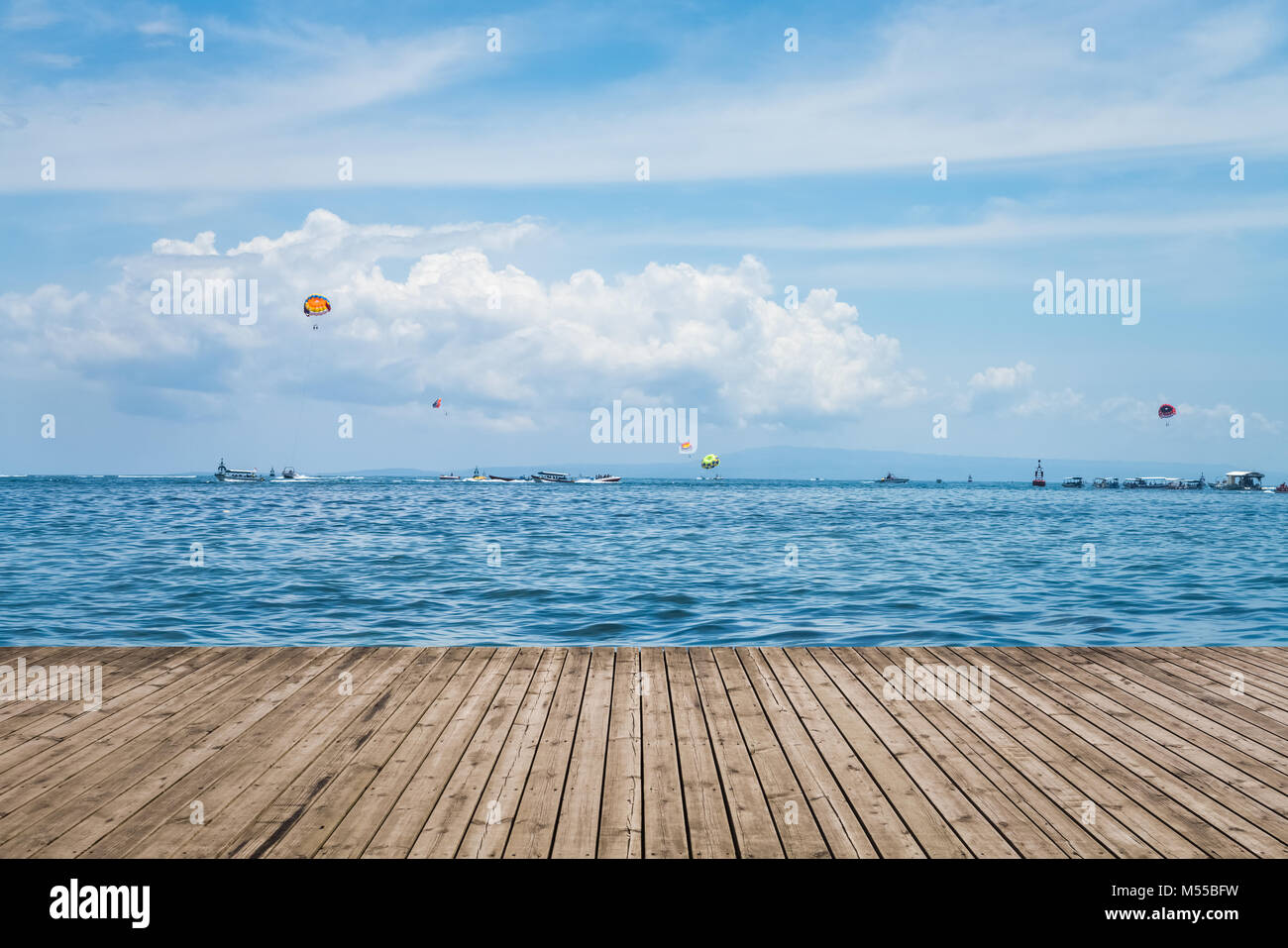 Seascape nell isola di Bali Foto Stock