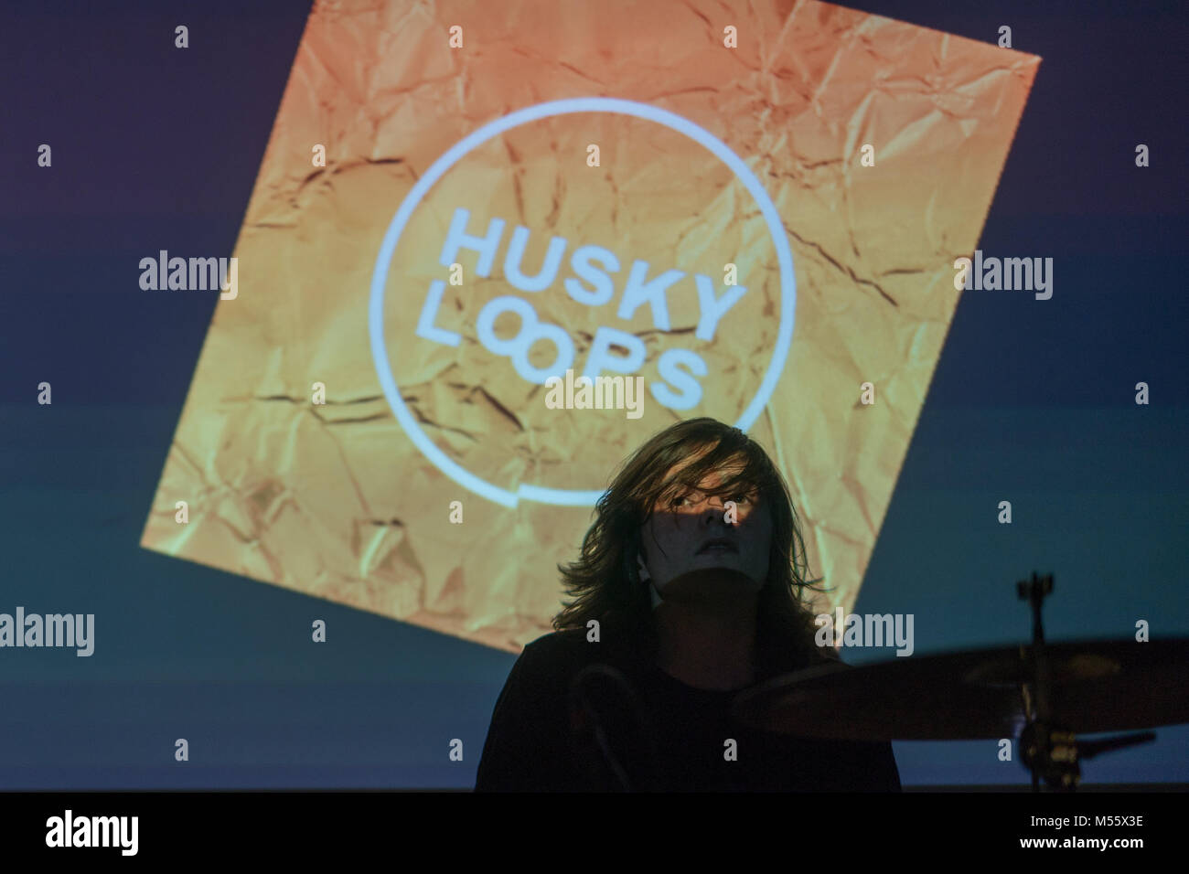 Londra, Regno Unito. Xx Febbraio 2018. Loop di Husky di eseguire dal vivo sul palco a Lexington a Londra. Foto Data: martedì 20 febbraio, 2018. Foto: Roger Garfield/Alamy Credito: Roger Garfield/Alamy Live News Foto Stock