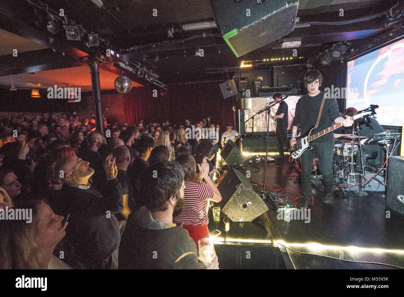 Londra, Regno Unito. Xx Febbraio 2018. Loop di Husky di eseguire dal vivo sul palco a Lexington a Londra. Foto Data: martedì 20 febbraio, 2018. Foto: Roger Garfield/Alamy Credito: Roger Garfield/Alamy Live News Foto Stock
