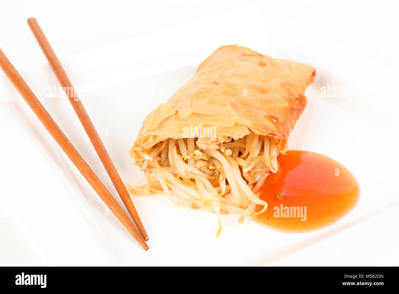 Asian spring roll Foto Stock