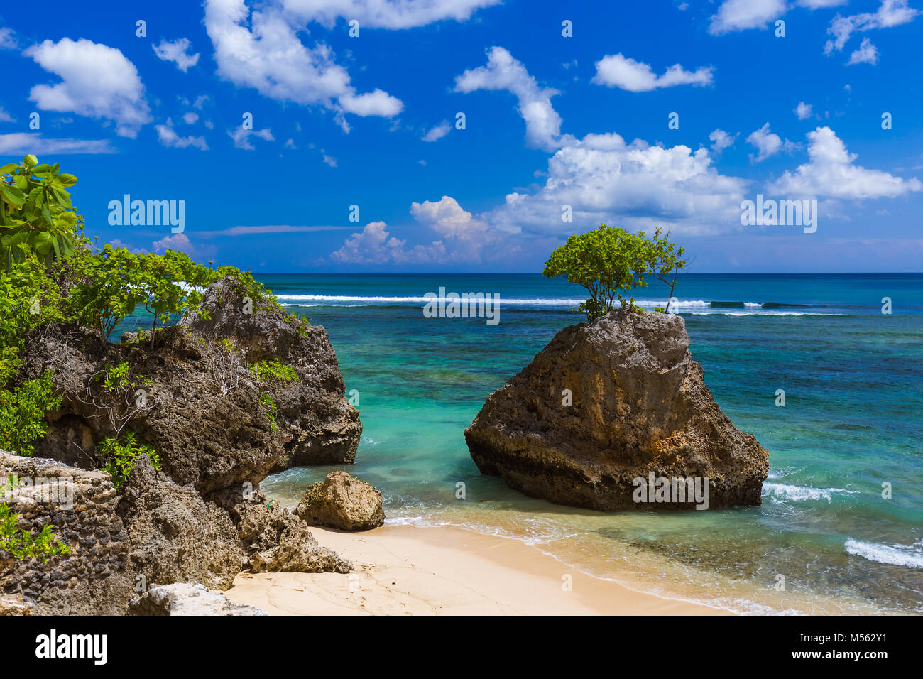 Bingin Beach - Bali Indonesia Foto Stock