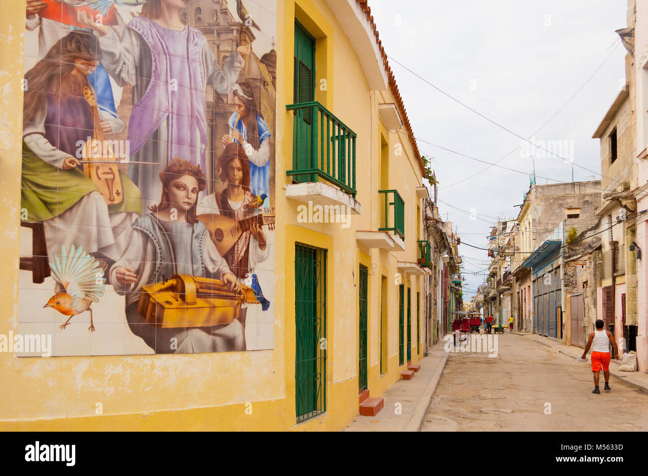 Havana street life Foto Stock