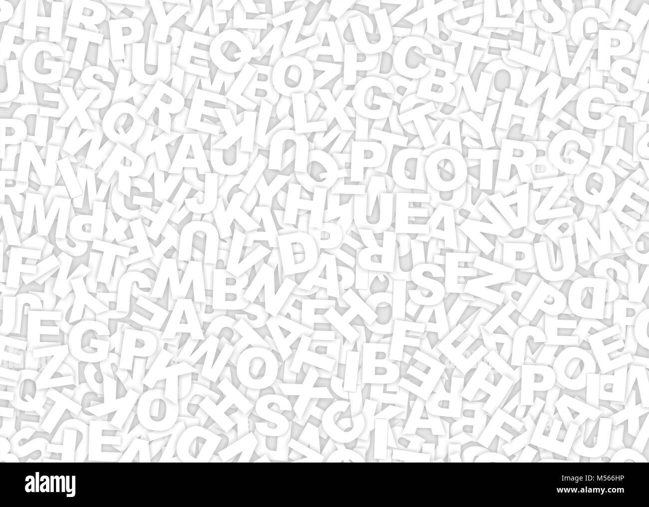 Abstract lettere sfondo. mescolare alfabeto Foto Stock
