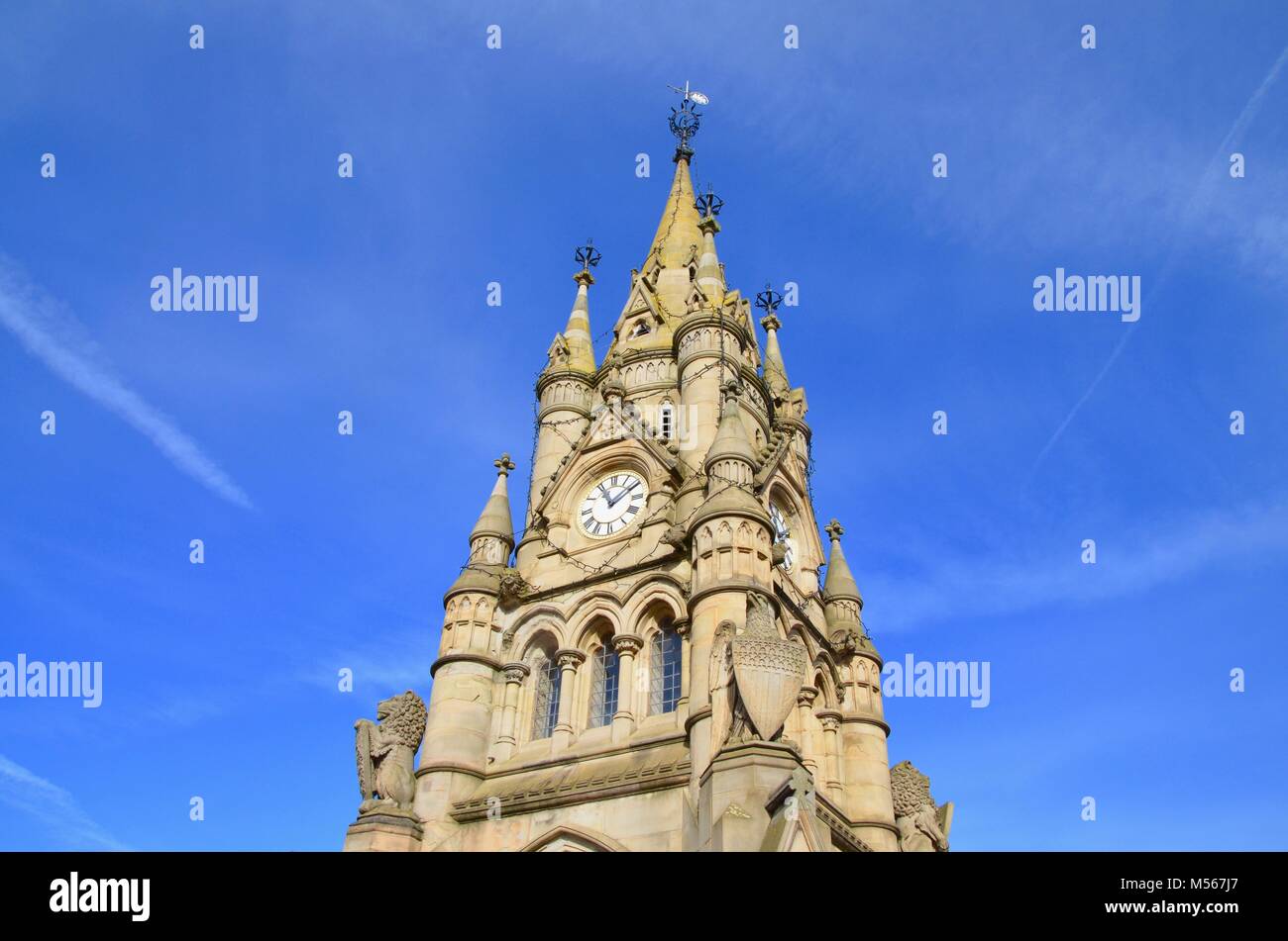 Monumento a fontana americana stratford upon avon warwickshire, Regno Unito Foto Stock