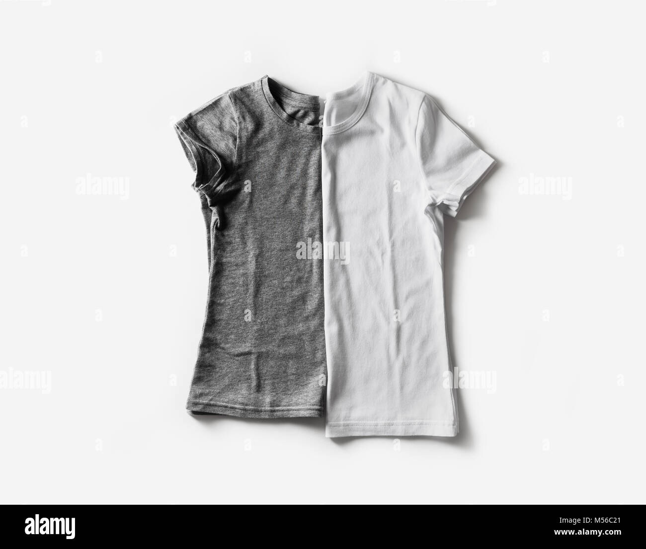 Due fustellato t-shirts Foto Stock