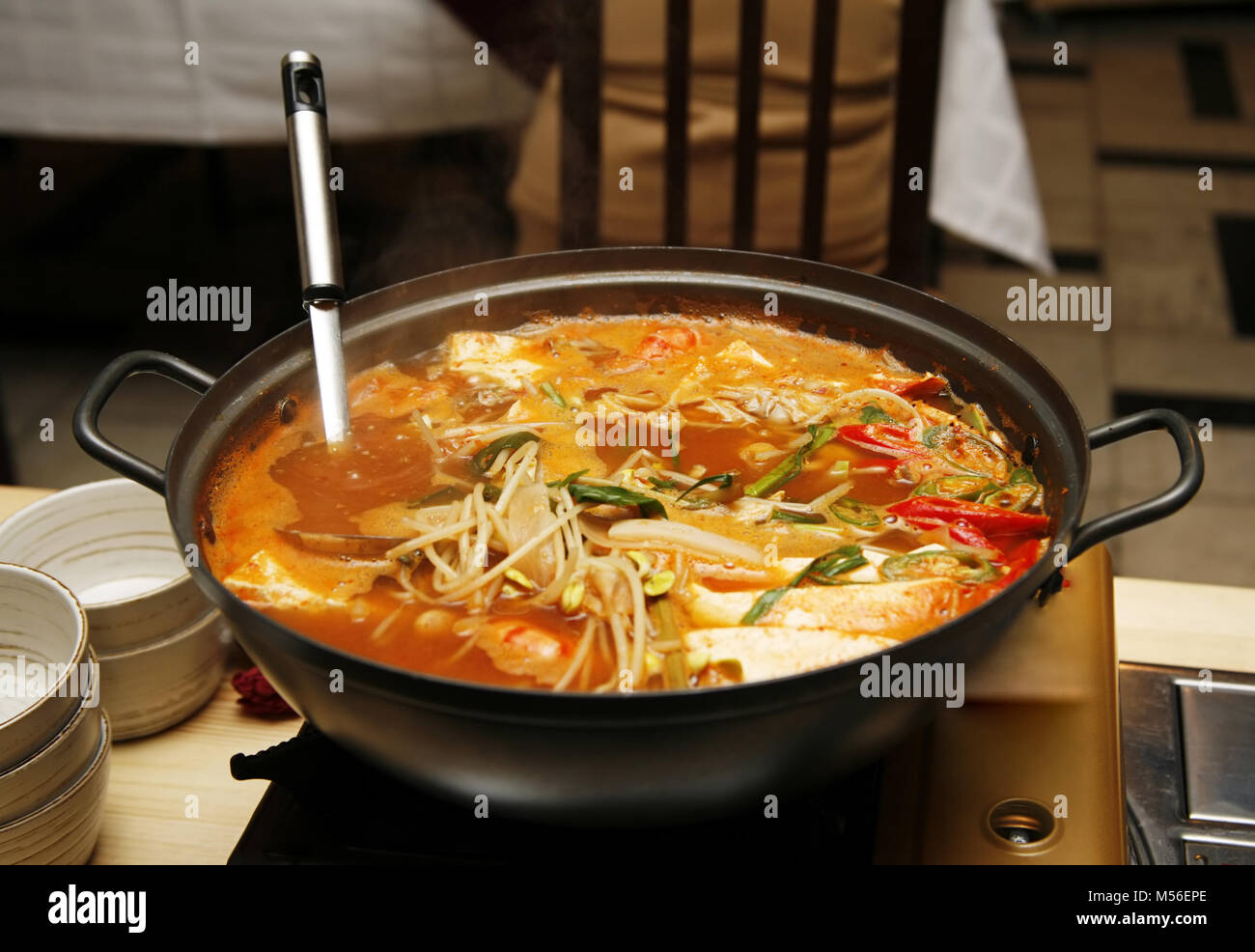 Zuppa coreana Foto Stock