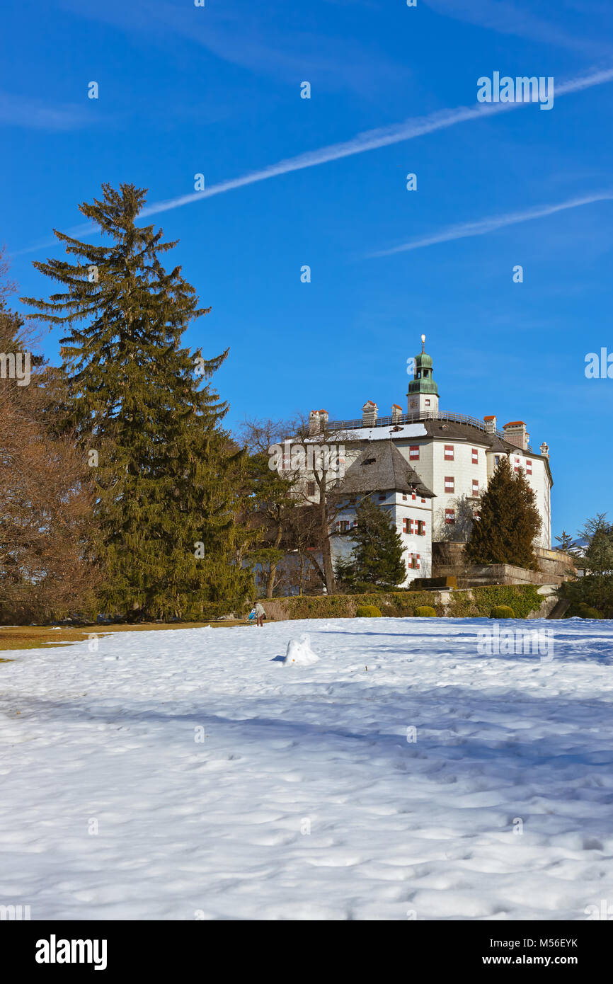 Palazzo di Ambras - Innsbruck in Austria Foto Stock