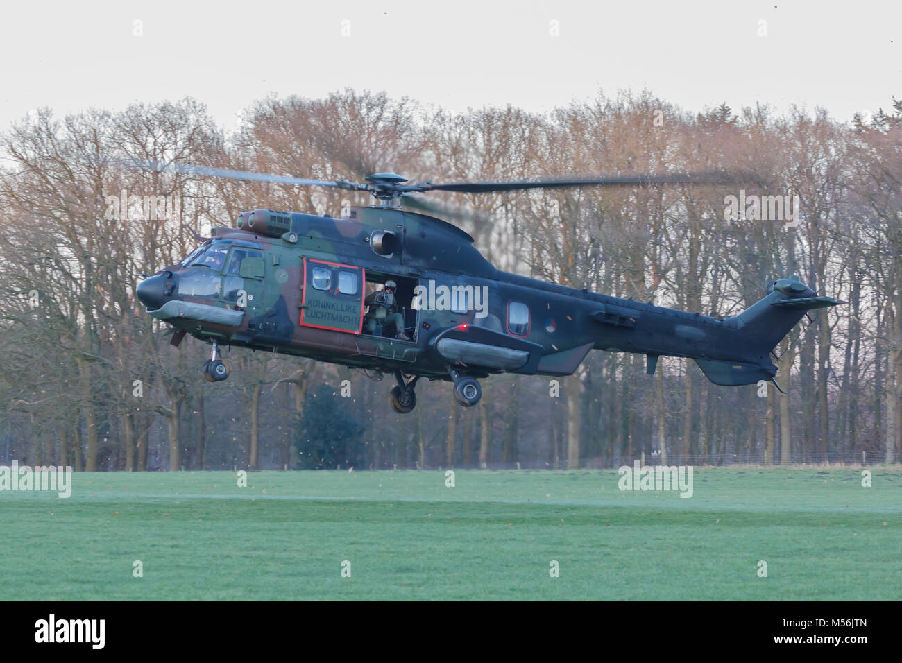 Olst Feb 13 2018 esercizio in elicottero Foto Stock