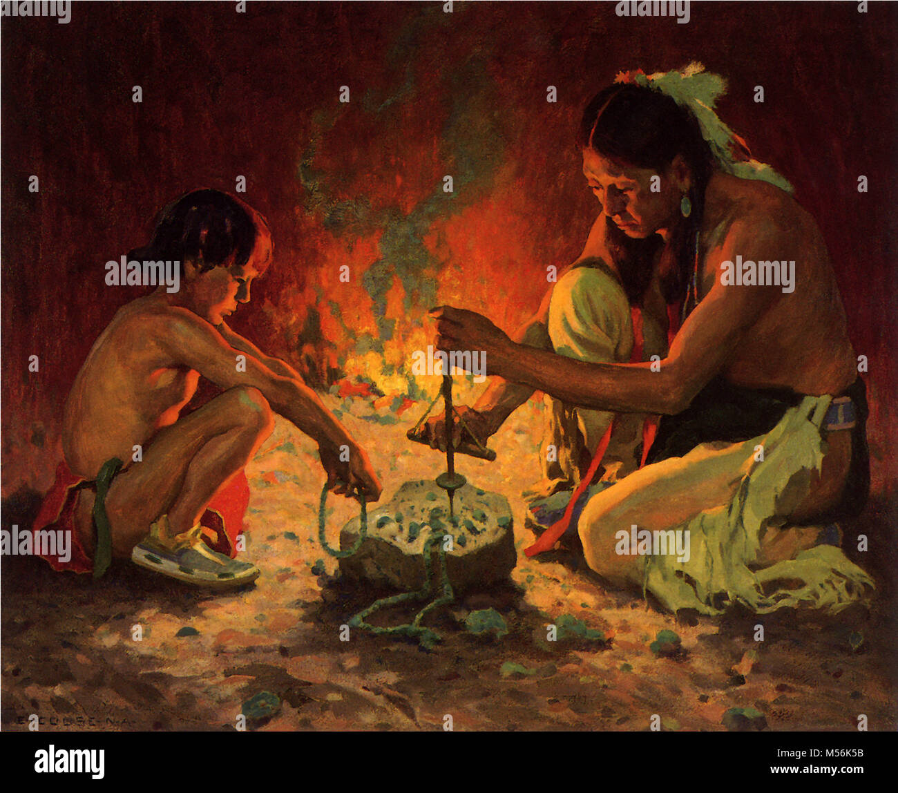 Cordone turchese Maker Foto Stock