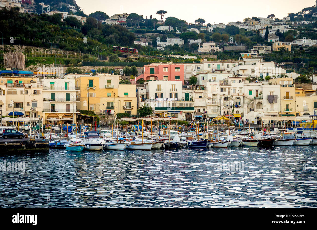 Marina Grande di Capri, Italia. Foto Stock
