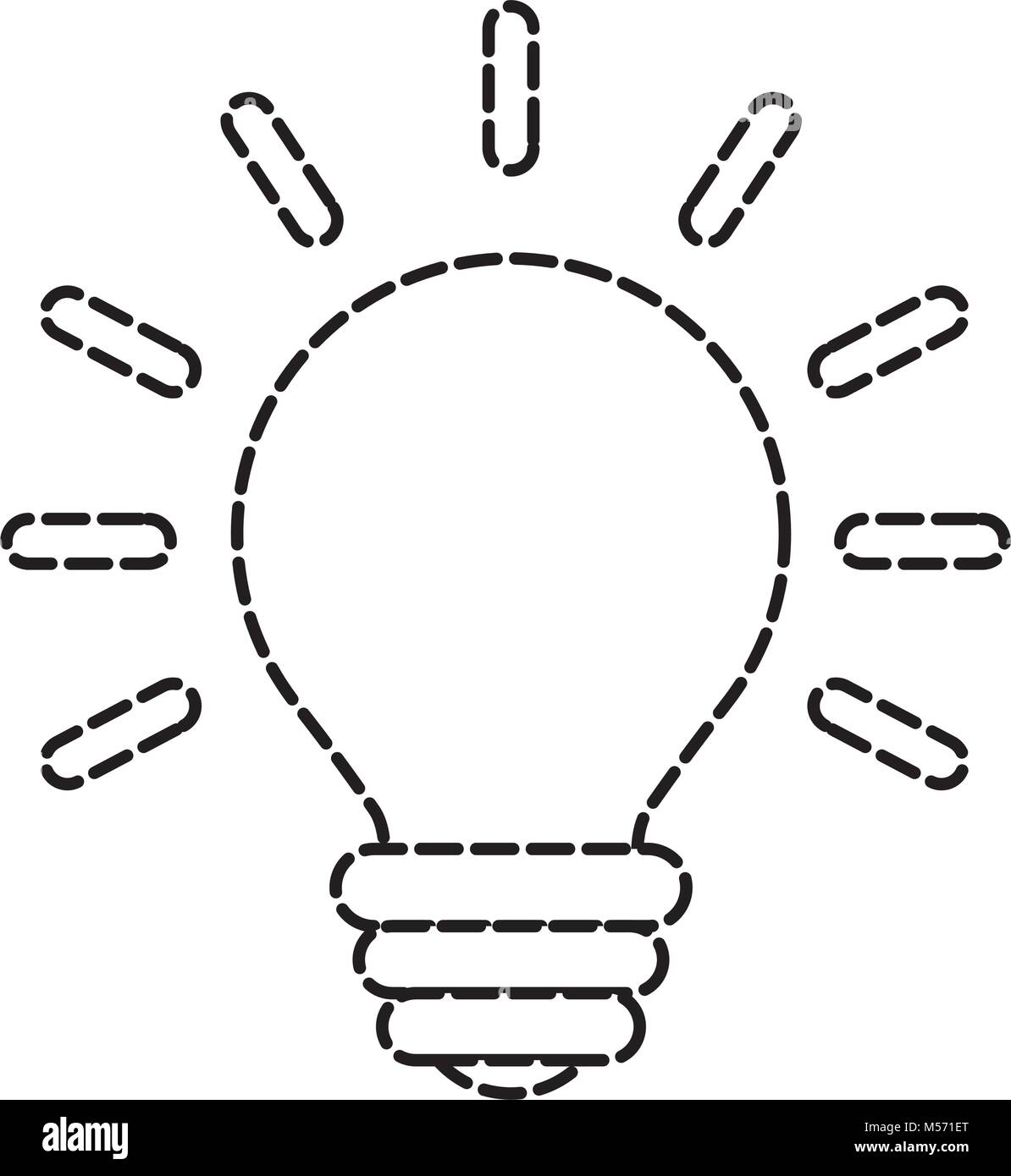 Lampadina della luce di design Illustrazione Vettoriale