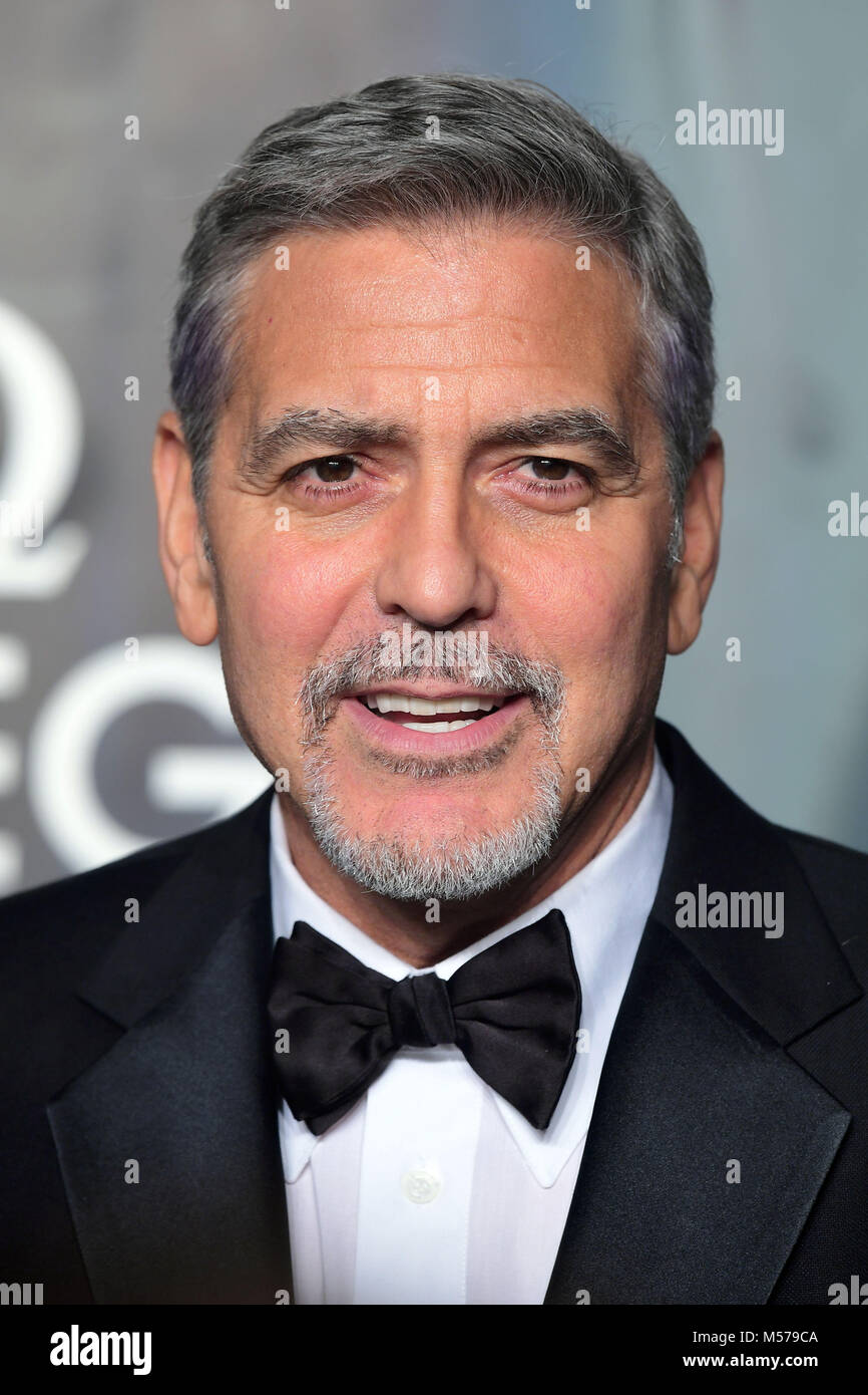 File datato 26/04/17 di George Clooney, che ha annunciato che lui e sua moglie Amal doneranno mezzo milione di dollari (£357,000) agli studenti che organizzano proteste contro la violenza delle armi negli Stati Uniti, dicendo che la vita dei nostri figli dipende da esso. Foto Stock