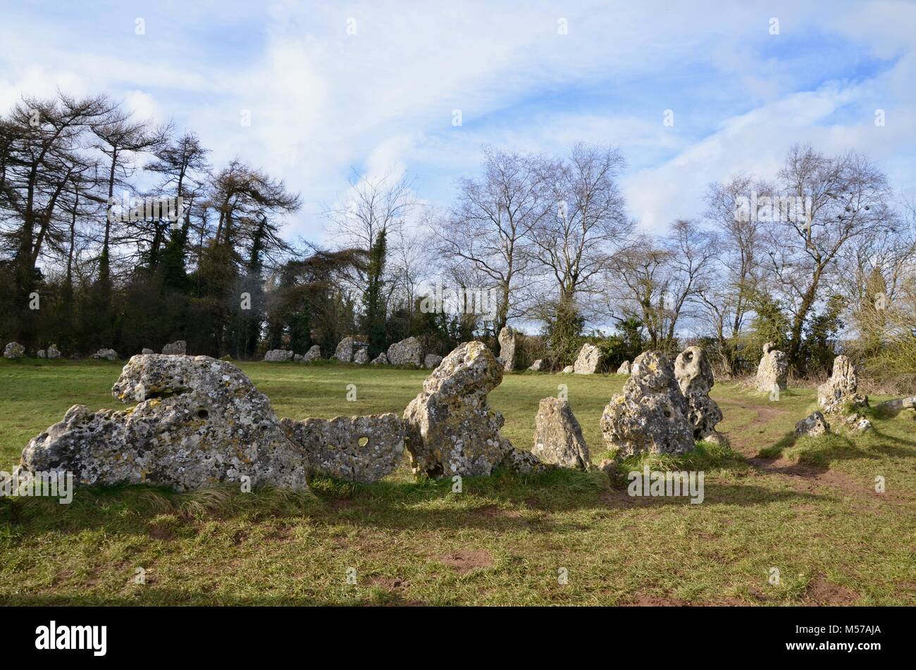 Pietre rollrights Stone Ct, grande Rollright, Chipping Norton OX7 5QB Foto Stock