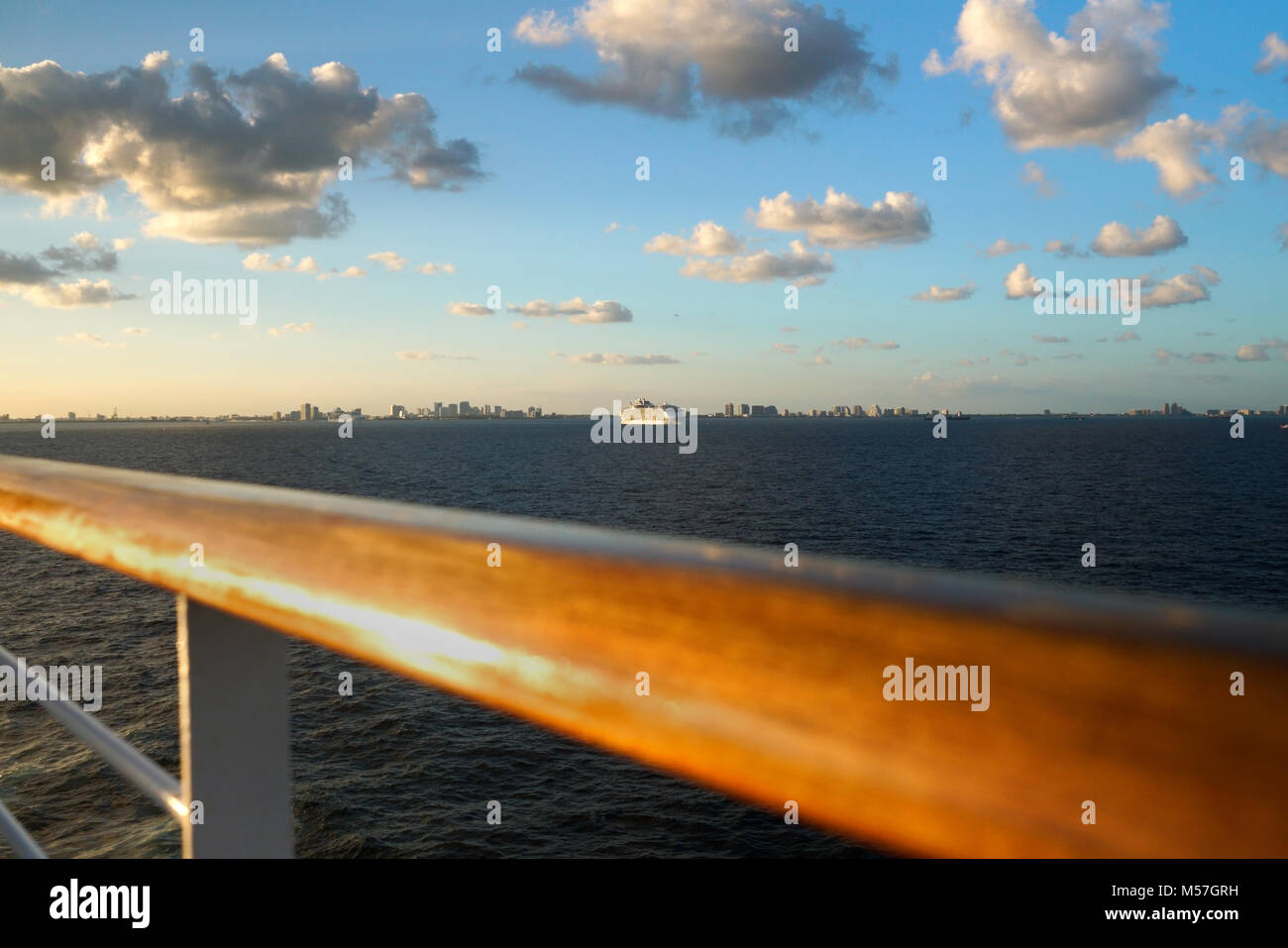 Crociera sul Niew Amsterdam, dei Caraibi Foto Stock