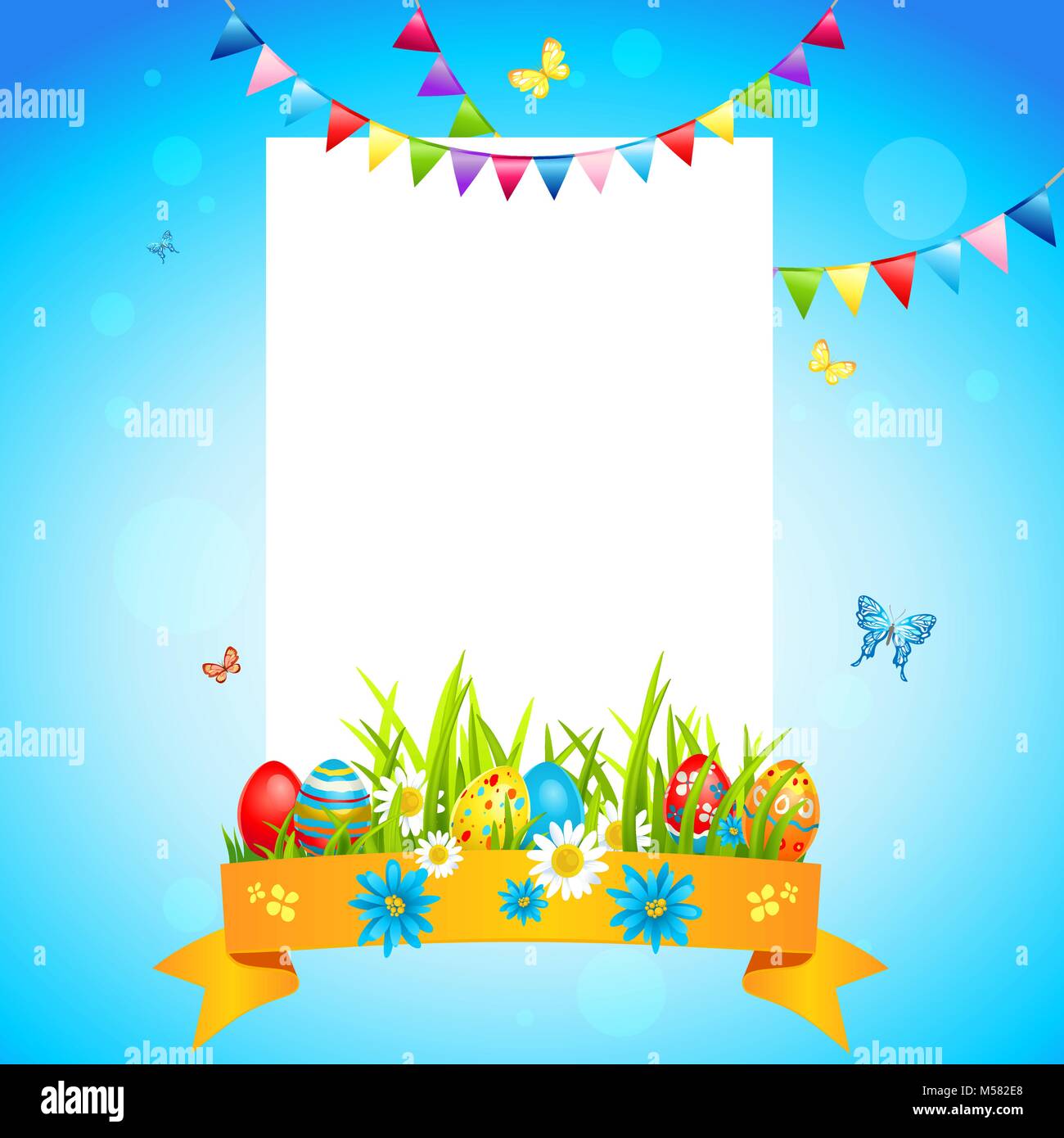 Holiday Easter Card Illustrazione Vettoriale