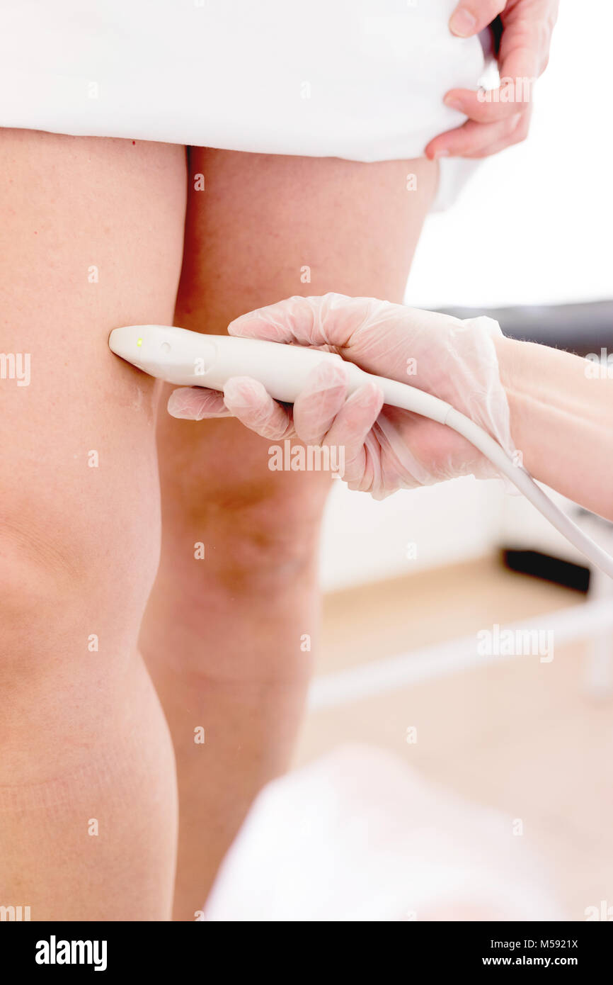 Dermatologia consultazione Foto Stock